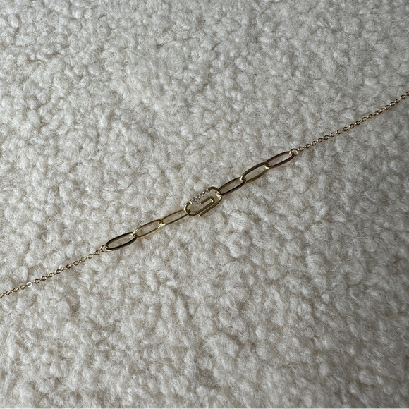 Adina Eden Pave Safety Pin Paperclip Bracelet, Women’s Dainty Charm Jewelry - Picture 13 of 13